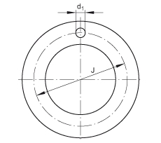 推力墊圈 EGW48-E40, 推力墊圈，免維護，帶鋼襯