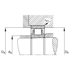 圓柱滾子軸承 N1012-K-M1-SP, 浮動軸承，帶錐孔，錐度 1:12，可分離，帶保持架，減少的徑向內部游隙，加嚴公差